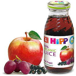 Qırmızı meyvələr şirəsi