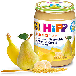 Buğda lopaları ilə banan